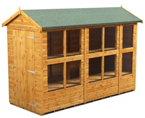 Power 10x4 Apex Potting Shed - Single Door